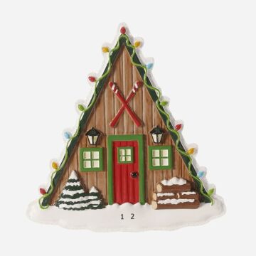 Festive Ski Lodge