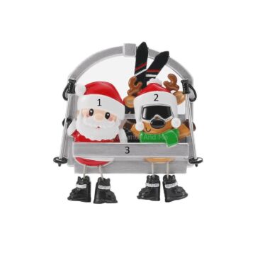 Ski Lift Family Couple