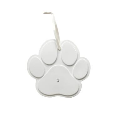 Paw Print Stocking Tag