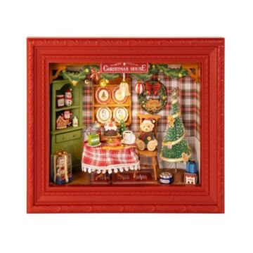 DIY Rolife 3D Wooden puzzle - Christmas Eve Party