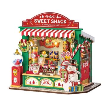 DIY Rolife 3D Wooden Puzzle - Christmas Candy Stand