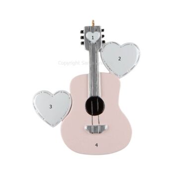 Pink Guitar - No Glitter