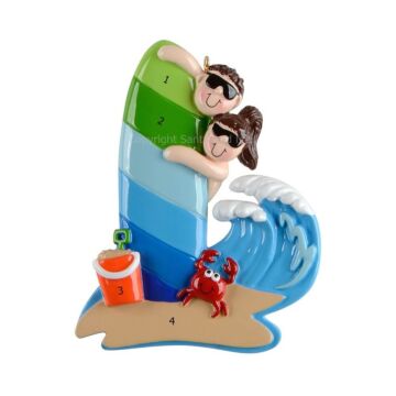 Surfing Couple