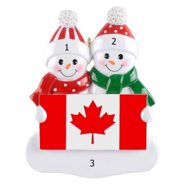 Canadian Snowman Couple