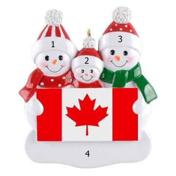 Canadian Snowman Family / 3