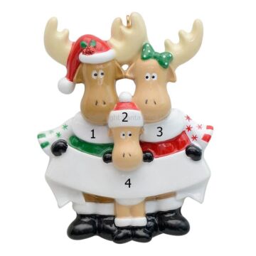 Festive Moose Family / 3