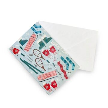 Winter Holiday Fun Greeting Card
