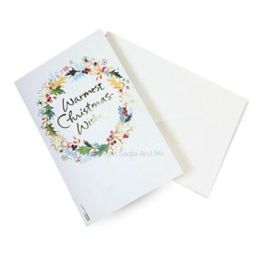 Warmest Christmas Wishes Greetings Card
