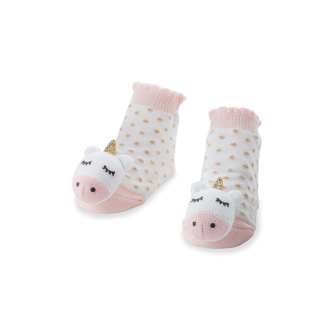 Unicorn Rattle Toes-Mudpie 