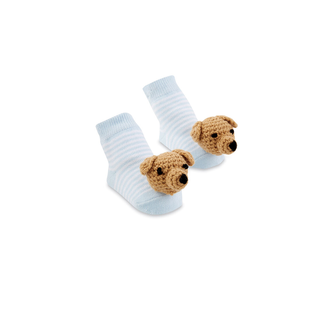 Blue Dog Rattle Toes - Mudpie