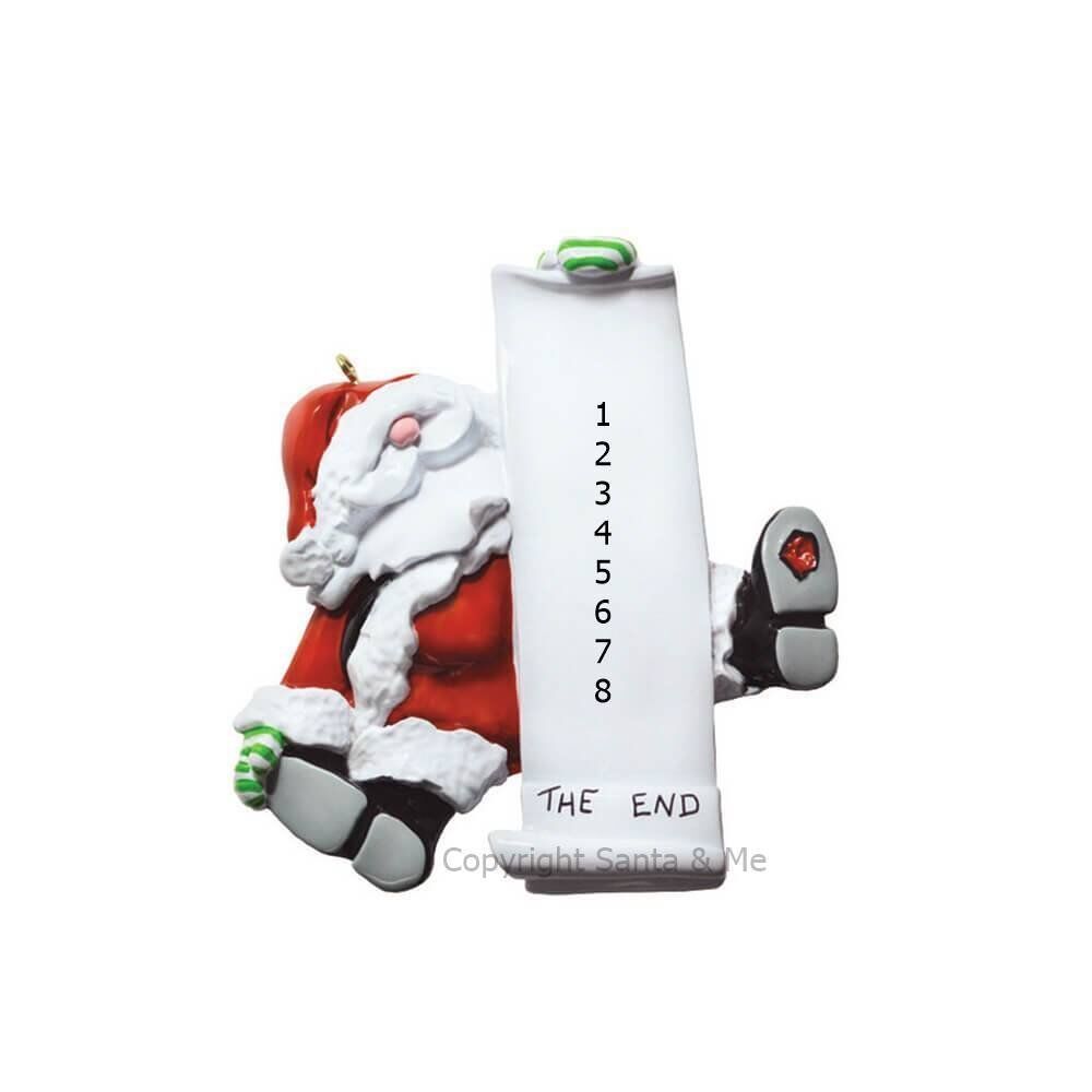Exhausted Santa
