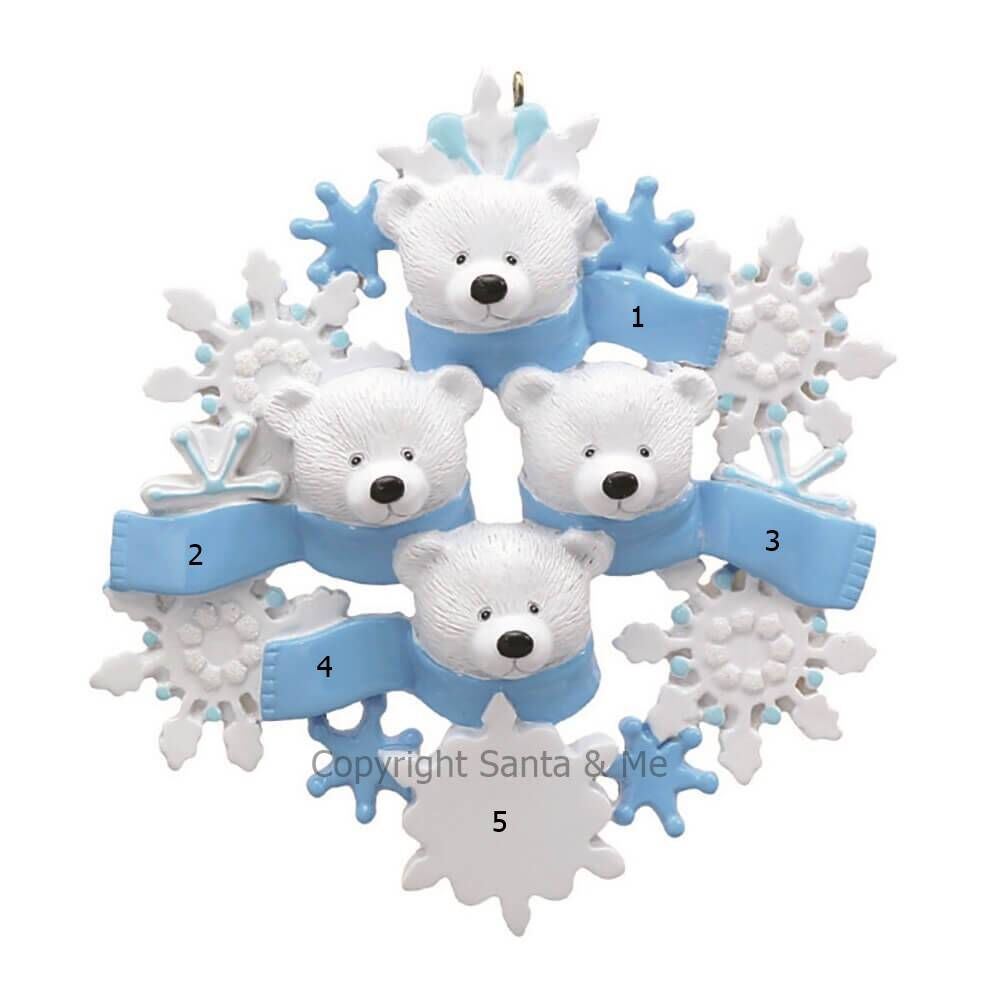 Polar Bear Wreath Family /4