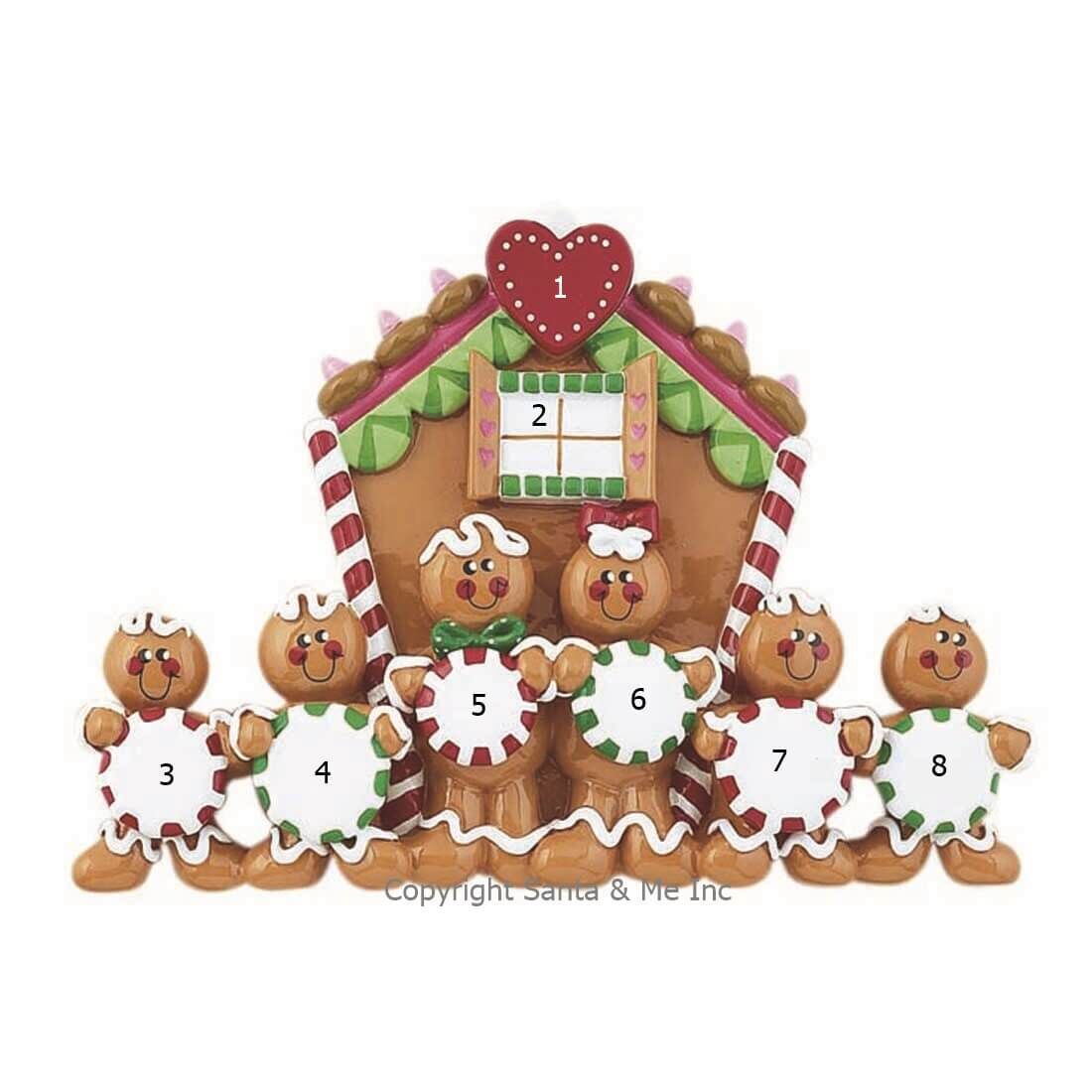 Gingerbread House /6 (Table Decoration)