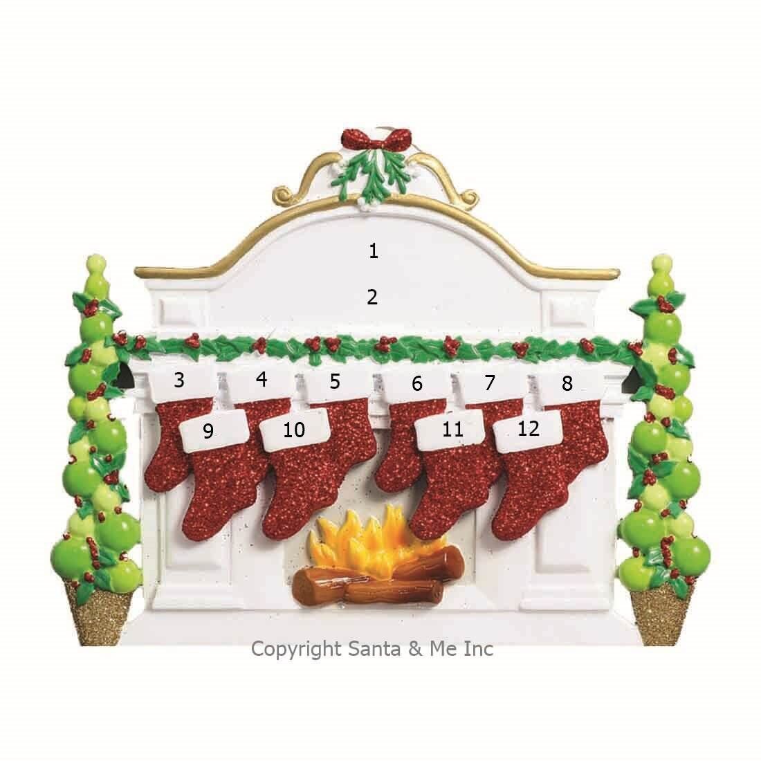 Mantle Fireplace /10 (Table Decoration)