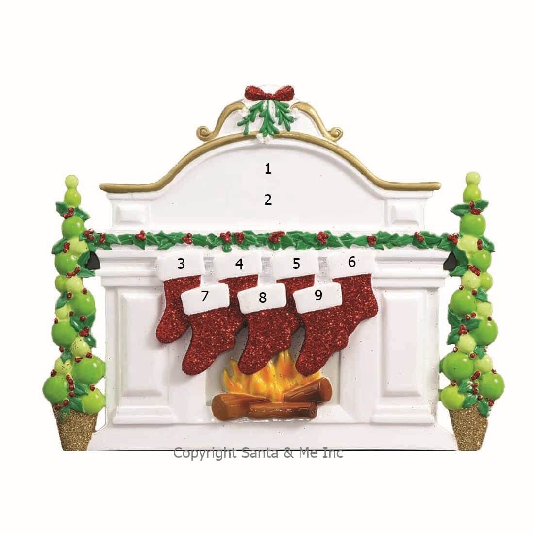 Mantle Fireplace /7 (Table Decoration)
