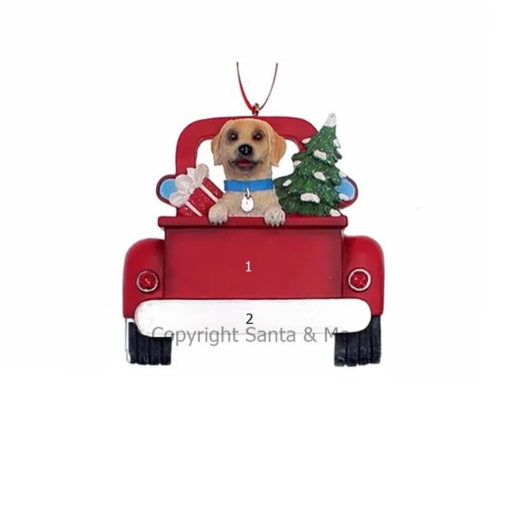 Yellow Labrador Retriever Christmas