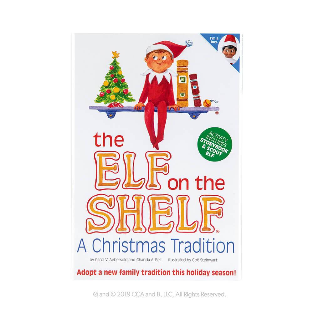 Boy Dark-The Elf on the Shelf® Book and Doll 