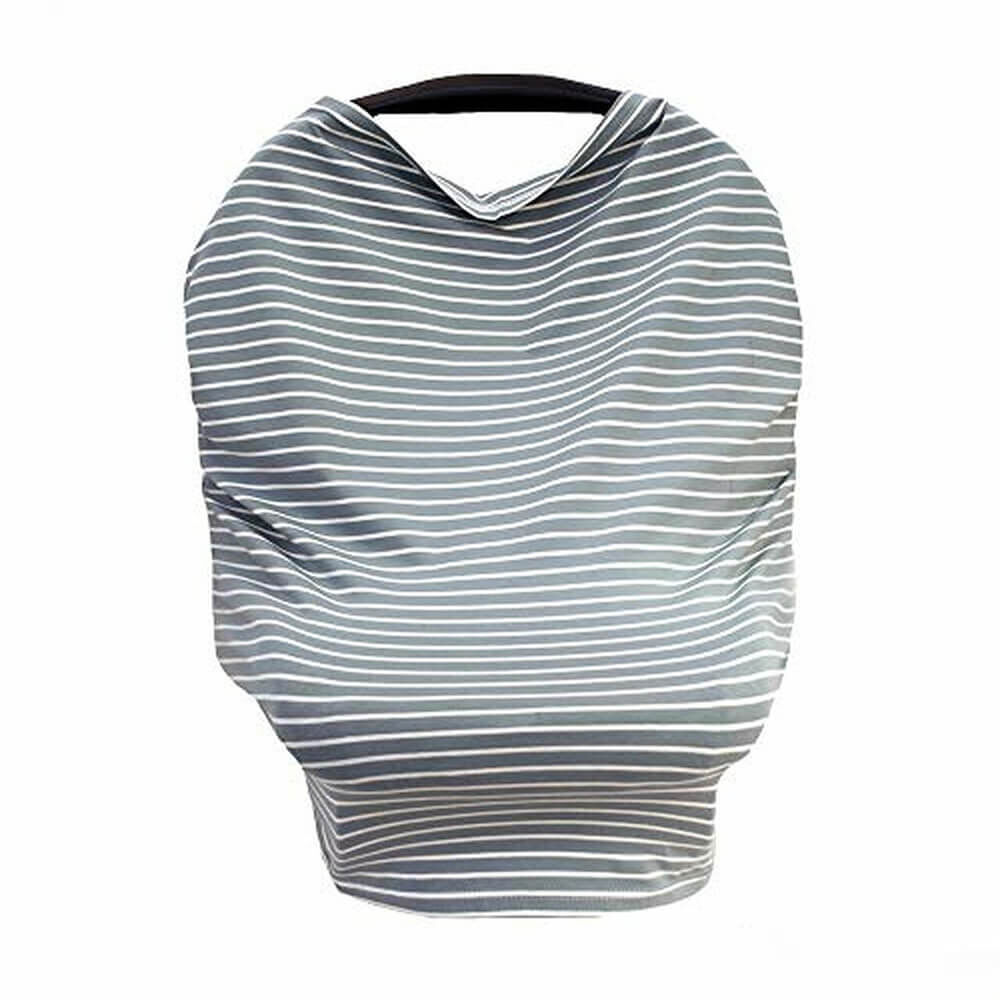 Car Seat Cover - Grey And White 