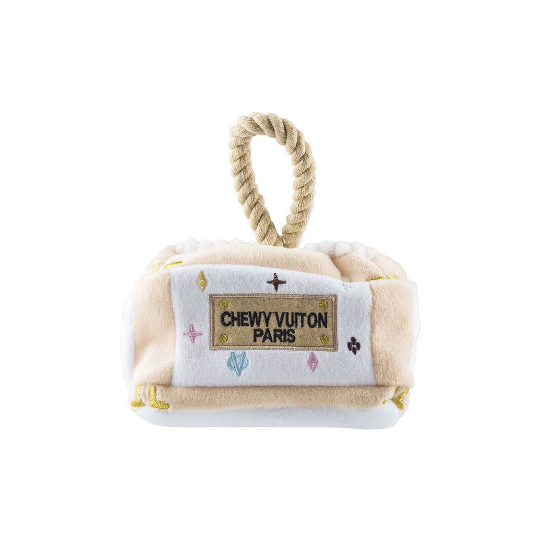 White Chewy Vuiton Trunk - Activity Trunk Toy (Pets)