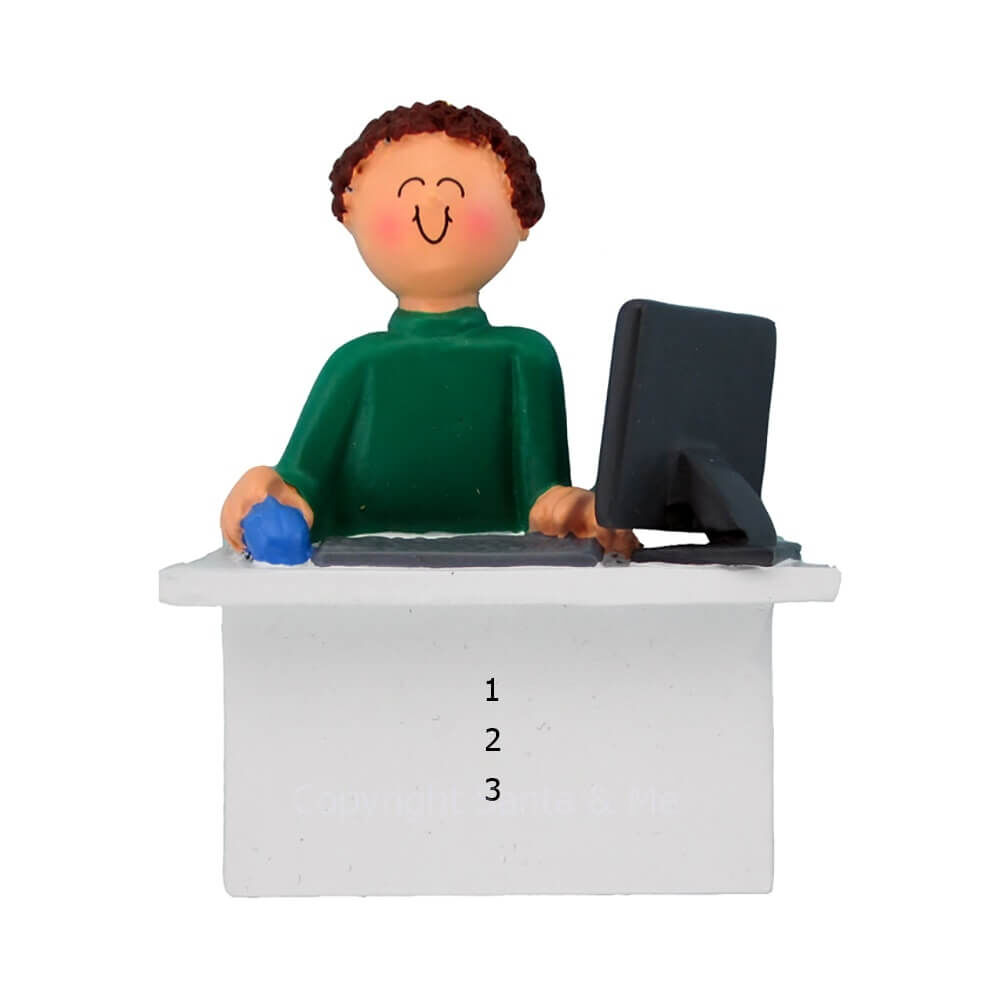 Computer User Guy Brown