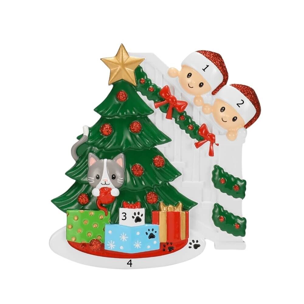 Cat in Christmas Tree Couples