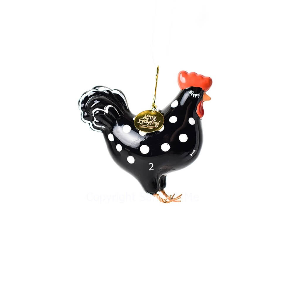 Polka Dot Chicken - Glass
