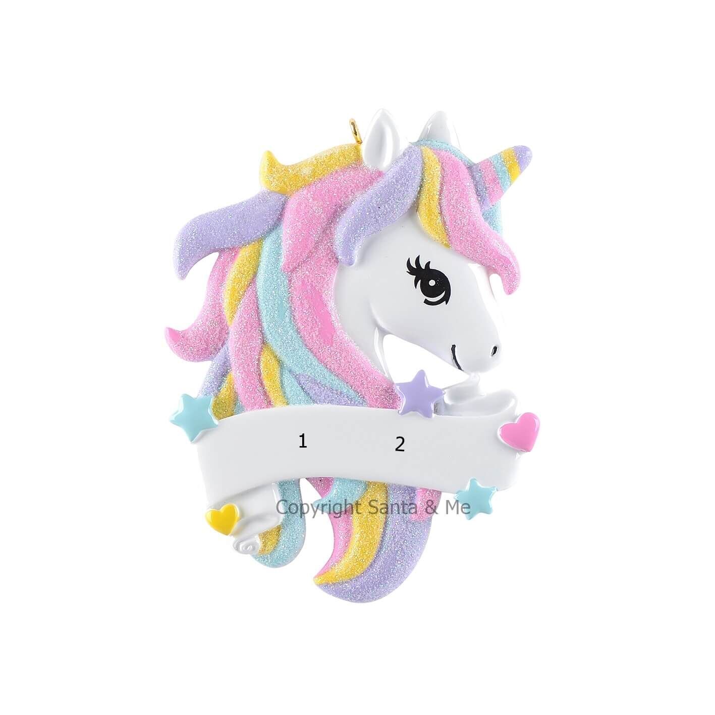 Colorful Haired Unicorn 