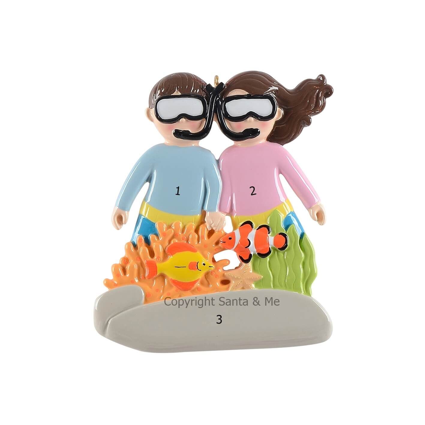 Snorkeling Couples
