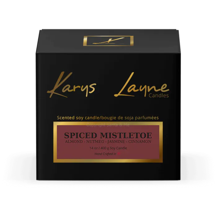 Spiced Mistletoe Scented Soy Candle (14oz) Spiced Mistletoe Scented Soy Candle (14oz)