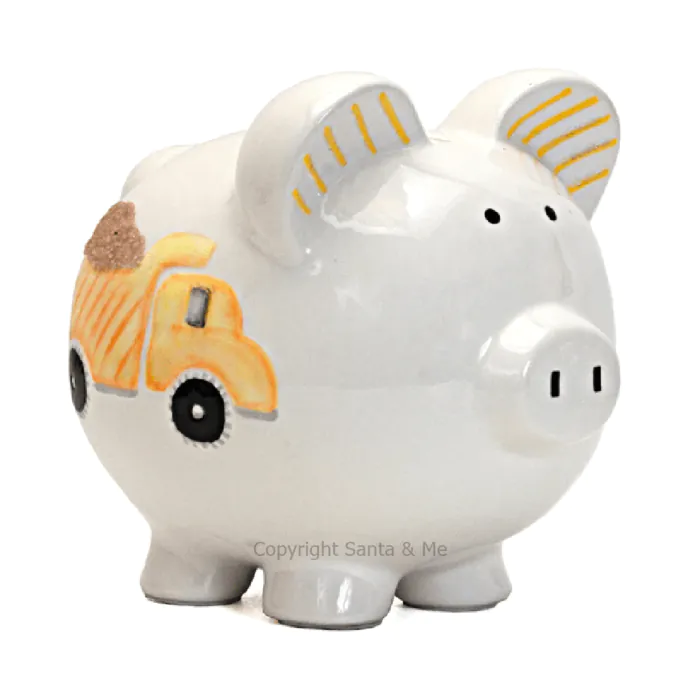 Large Digger Dump Truck Piggy Bank Large Digger Dump Truck Piggy Bank