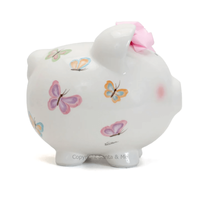 Large Petite Papillon Piggy Bank