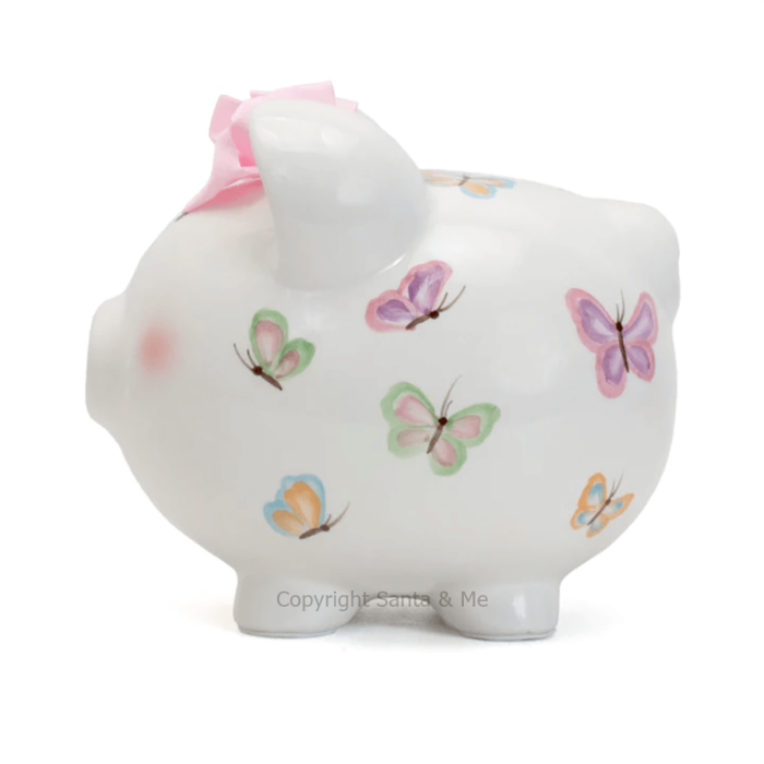 Large Petite Papillon Piggy Bank