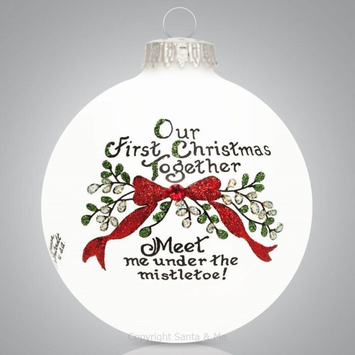 1st Christmas Mistletoe - 172-Ball - Santa & Me 1st Christmas Mistletoe - 172-Ball - Santa & Me