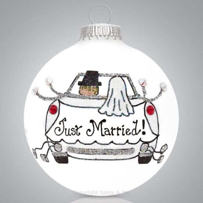 Just Married Car - 2006-Ball - Santa & Me Just Married Car - 2006-Ball - Santa & Me