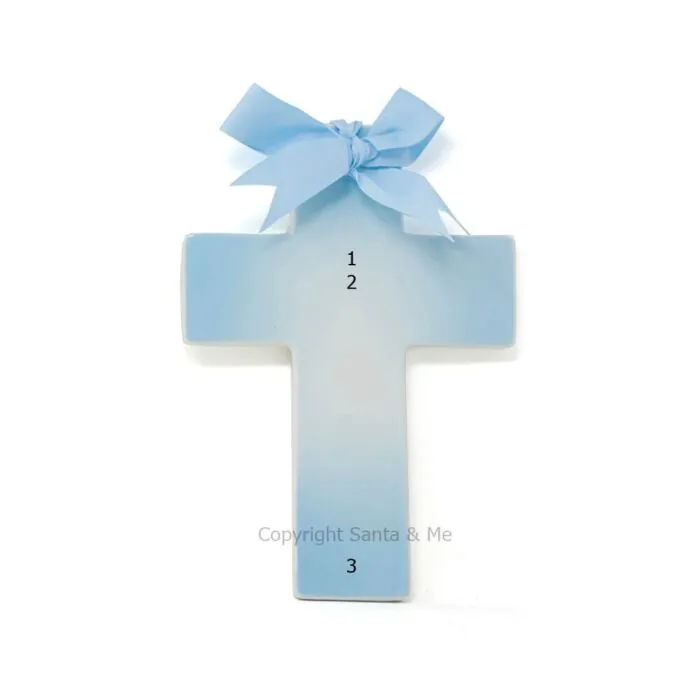 Ombre Cross/ Blue Ombre Cross/ Blue