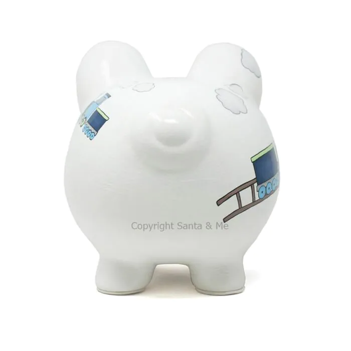 Large Box Car Train Piggy Bank
