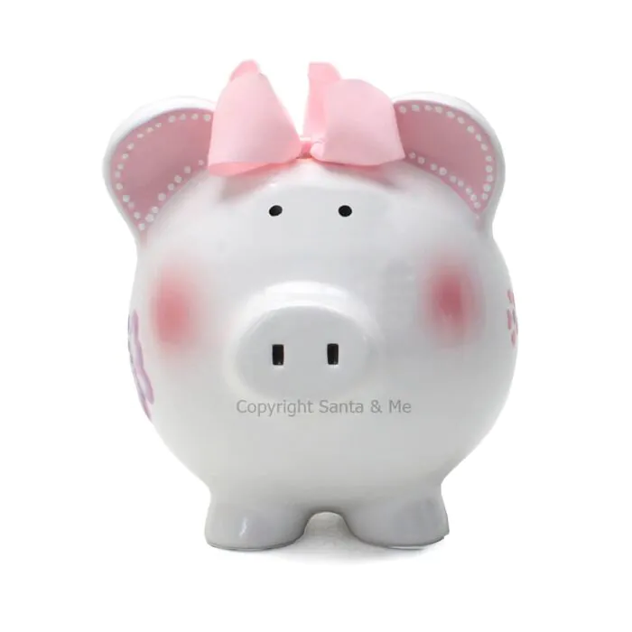 Large Butterflies Piggy Bank