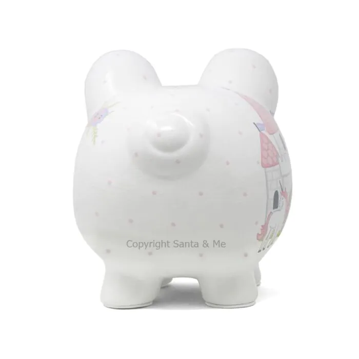 Large Unicorn Castle Piggy Bank