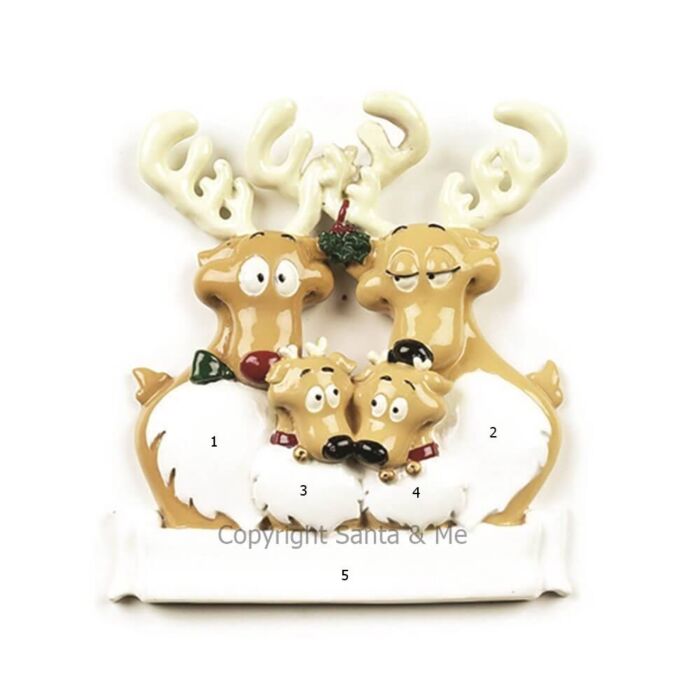 Reindeer Family /4 - RM6-4 - Santa & Me Reindeer Family /4 - RM6-4 - Santa & Me