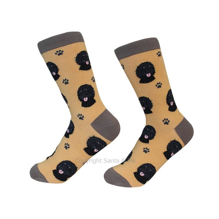 Labradoodle Black /Socks - 800-121-Labr - Santa & Me Labradoodle Black /Socks - 800-121-Labr - Santa & Me