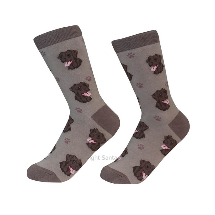 Labrador Chocolate /Socks - 800-22-Labra - Santa & Me Labrador Chocolate /Socks - 800-22-Labra - Santa & Me