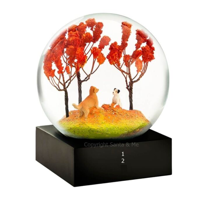 Autumn Pals - Snow Globe - CS212-Autumn - Santa & Me