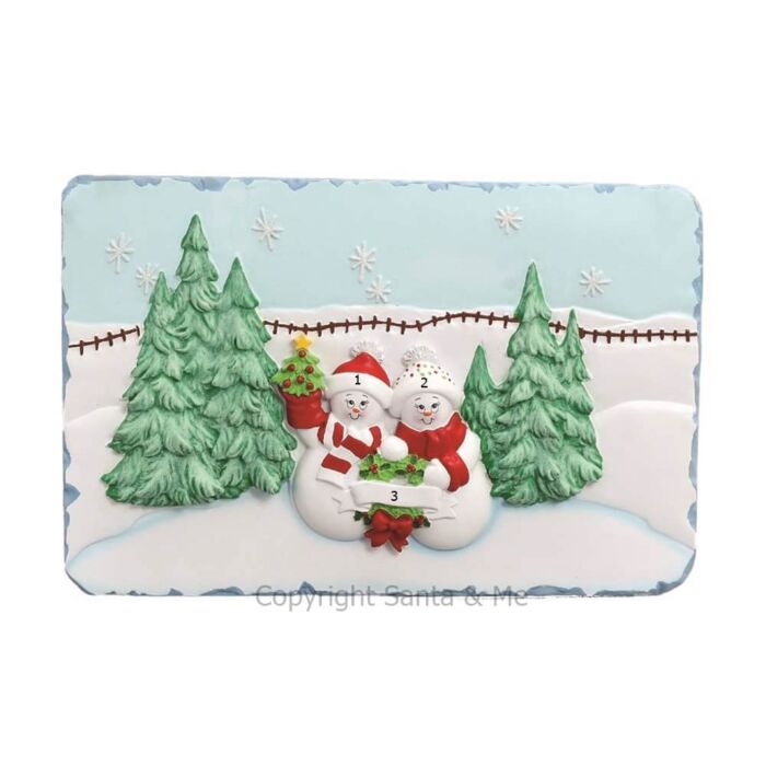 Door Hanger with 2 people - DO1-2 - Santa & Me Door Hanger with 2 people - DO1-2 - Santa & Me