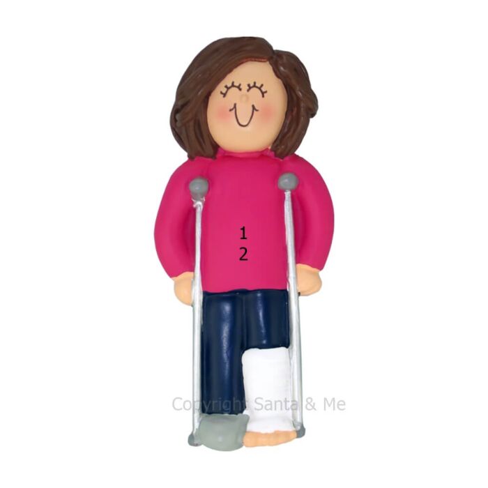 Crutches /Female Brown - OC255-FBR - Santa & Me
