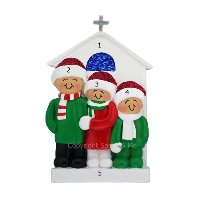 Family At Church /3 - OC300-3 - Santa & Me Family At Church /3 - OC300-3 - Santa & Me
