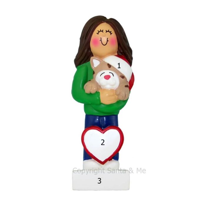 Cat Lover /Female Brown - OC321-FBR - Santa & Me Cat Lover /Female Brown - OC321-FBR - Santa & Me