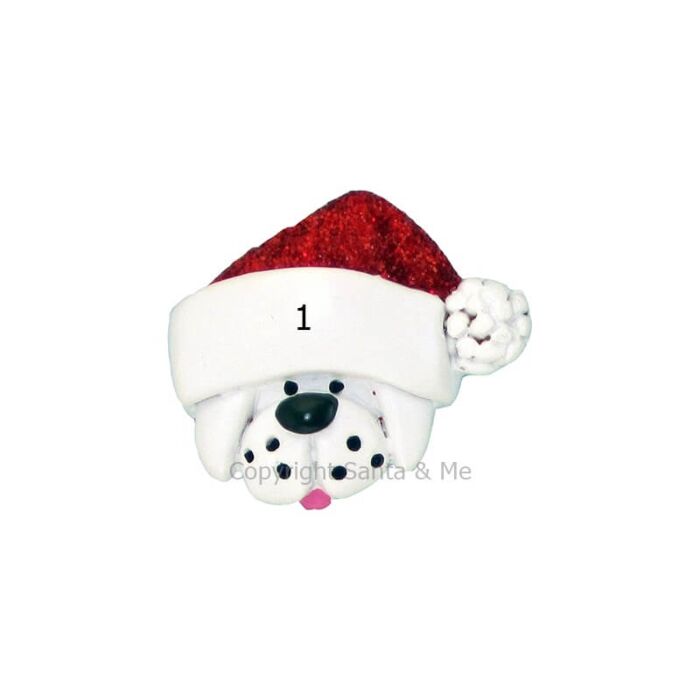 Dog Add On /White OC - DogWhite - Santa & Me Dog Add On /White OC - DogWhite - Santa & Me