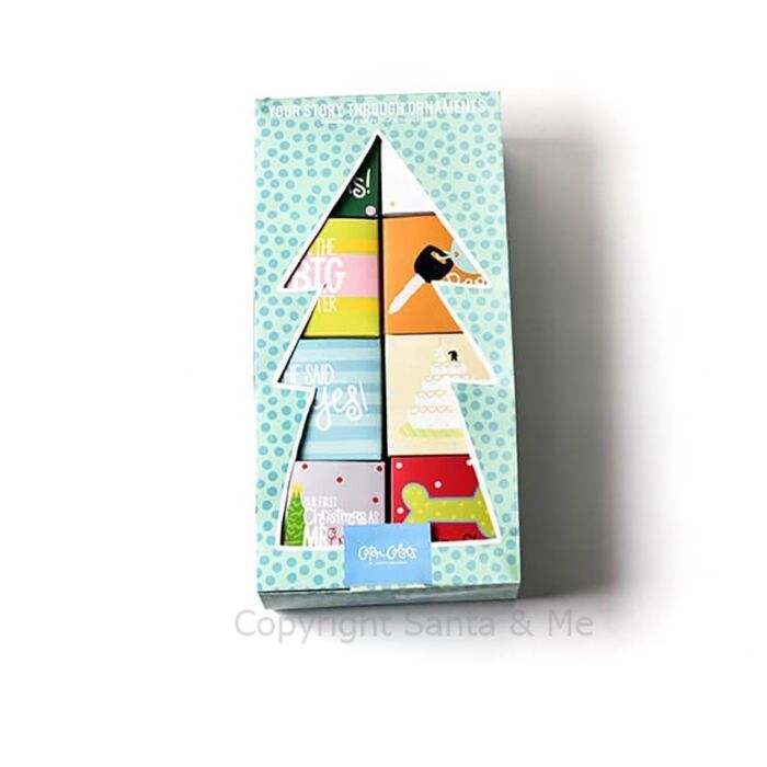 Mint Dot Ornament Collection Storage Box for 8 Ornaments