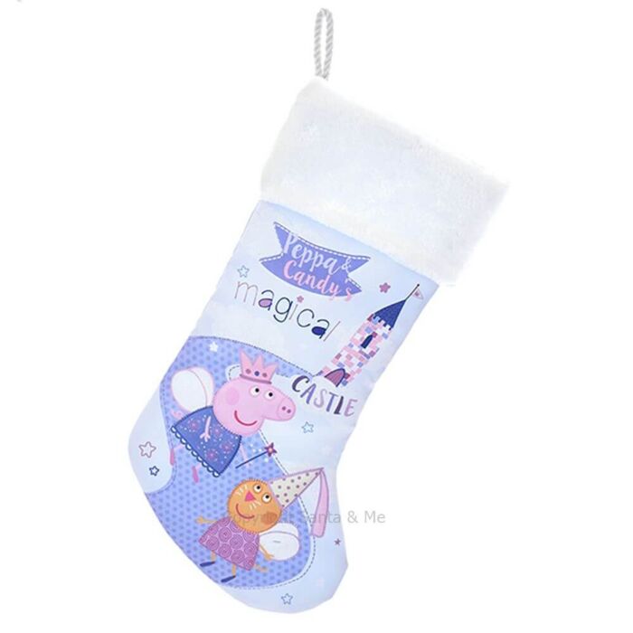 Peppa + Candy Magic Castle /Stocking - PA7172 - Santa & Me Peppa + Candy Magic Castle /Stocking - PA7172 - Santa & Me