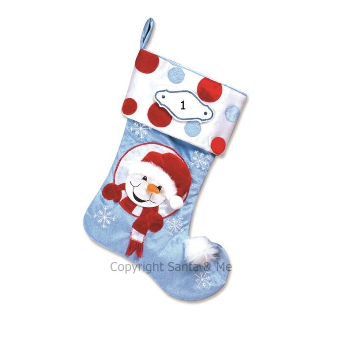 Snow Buddy - Stocking - PBS125 - Santa & Me